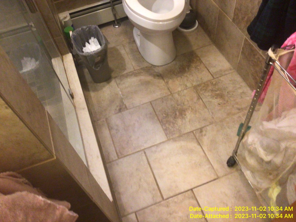 Bathroom Checked during water damage restoration service in Andalusia, Pa 19020 in Bucks County